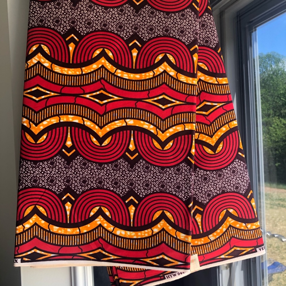 2 yds African Wax Fabric 45” wide